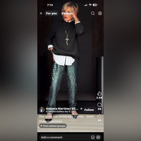 Yansi Fugel VINTAGE Blue silk cigarette leg evening pants. Size 6. Pristine EUC - Picture 3 of 12